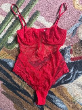 VICTORIA'S SECRET LINGERIE LACE ONE PIECE